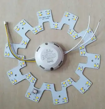LED lempos valdybos lubų lempa core pakeitimas tolygus reguliavimas lempos gabalas šviesos šaltinis apskrito pakeitimo lempos plokštė