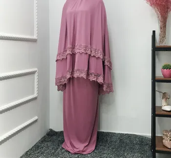 Dubajus Turkija Vasaros Abaja Moterų Islamo Drabužių Atsitiktinis Dvigubo Sluoksnio Kietas Apdaras Moterų Suknelė ilgomis Rankovėmis Arabų Musulmonų Abayas