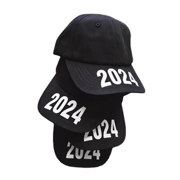 Naujas Mados Kanye West Streetwear Hip-Hop Beisbolo kepuraitę 2024 Spausdinti Kepurės Vyrams Kietas raidžių Black Hat casquette