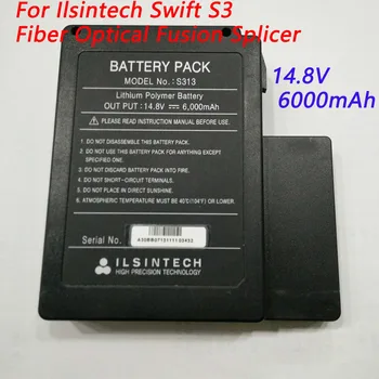 Nisshin Swift-S3 Sintezės Splicer Maitinimo Bateriją Ilsintech Swift S3 Pluošto Optiniai Sintezės Splicer 14.8 V 6000mAh