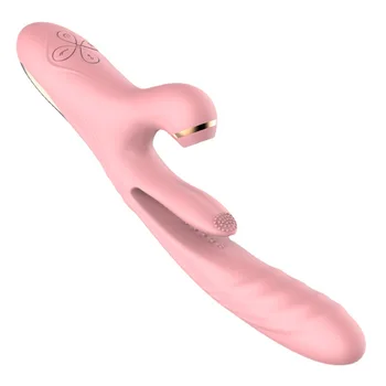 3in1 Kalba Lyžis Siurbimo Vibratorius Moterims G taško Klitorio Stimuliatorius Clit Suaugusiųjų Dildo, Vibratoriai Sekso Žaislai Moterims Suaugusieji