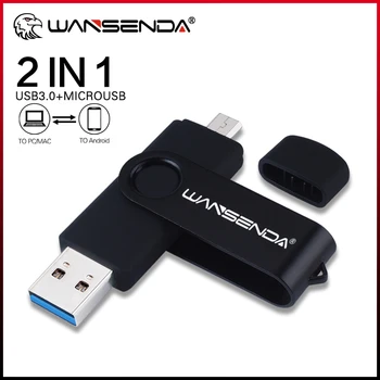 WANSENDA Micro USB 3.0 Flash Drive, OTG Pen Ratai, skirta 