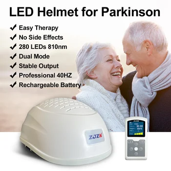 ZJZK 810nm LED Šalmas Bžūp Namų Smegenų Reabilitacija Neurofeedback Įrenginys, skirtas Parkinsono, Alzheimerio Insultas, Depresija, Galvos Masažas