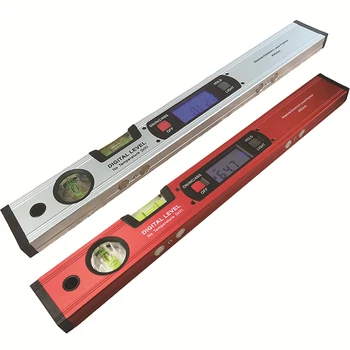 Skaitmeninis Matlankis Kampo Ieškiklis Inclinometer elektroninių Lygio 360 laipsnių su/be Magnetų Lygio kampas šlaito bandymo Valdovas 400mm