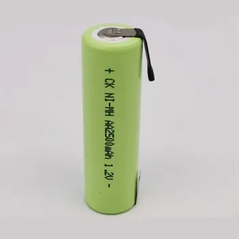 4Pcs/Daug 1.2 V AA 2500Mah NI-MH Baterija