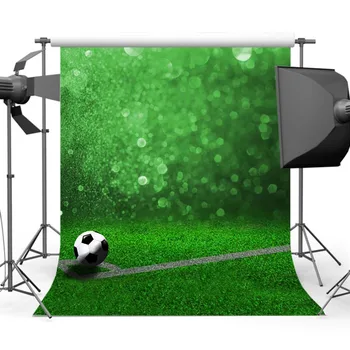 Mehofoto Bokeh Futbolo Lauko Fonas Fotografijai Žalios Žolės Fone Fotografas fotosesiją S-1172