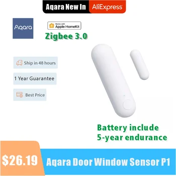 2023 Naujausias Aqara Durų, Langų Jutiklis P1 Zigbee 3.0 Nuotoliniu būdu Peržiūrėti Pažangi Jungtis, Smart namo Įrenginius, Dirbti Su APP Homekit