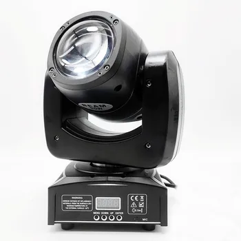 90W Mini Movind priekinis žibintas RGBW 4 1 Super Šviesus DJ Dėmesio Dmx Valdymo Diskoteka, LED Judančios galvos Žibintai