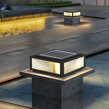 Lauko LED Saulės Žibintas Po priekinis žibintas Durų Lempos Villa Post Šviesos Vandeniui Sienos Kiemas Šviesos Prijungtas Prie Elektros Apšvietimo