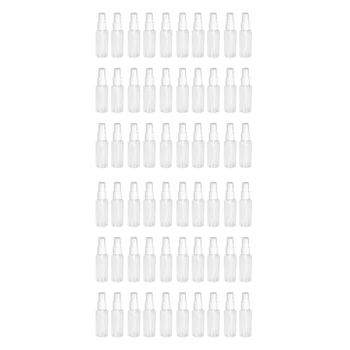 60Pcs Skaidrus Tuščias Purškimo Buteliai 50Ml Plastiko Mini Daugkartiniai Bakas Tuščias Kosmetikos Konteineriai