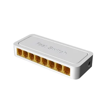 2021 Naujausias 8 Port 10/100 Mb / S Tinklo Jungiklio, Ethernet Switch Soho Tinklo