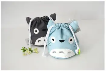 10vnt/daug! Anime Kišenėje Totoro Mobilųjį Telefoną Raišteliu Maišelis Kosmetikos Krepšys Duomenų eilutė saugojimo krepšys