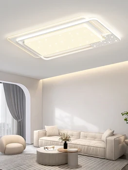 Šiuolaikinių LED Lubų šviestuvas Naudojamas Valgomasis, Miegamasis, Fojė, Virtuvė, Baltą Šviesą, 3-Spalvos Nuotolinio Valdymo Lempos Apdaila