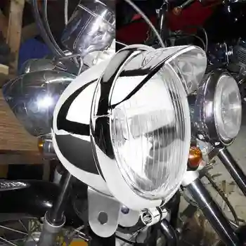 Motociklo Priekyje, Papildomas Žibintas GN125 Pusės Lempa, Priedai Išorės priekinis žibintas 10W 12V Retro Kulka Rūko Žibintas, Papildomas Žibintas Genų