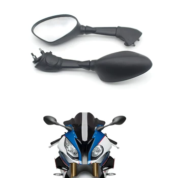 Pokhaomin Motociklo galinio vaizdo Šoniniai Veidrodėliai Juodos spalvos BMW S1000RR 2010 2011 2012 2013 2014 2015 2016 2017 2018 HP4 2011-2015 m.