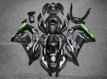 Įpurškimo Naujas ABS Purvasargiai Komplektas Tinka Kawasaki Ninja ZX-10R ZX10R 2016 2017 2018 2019 16 17 18 19 Kėbulo Nustatyti Matt Black+ Bakas