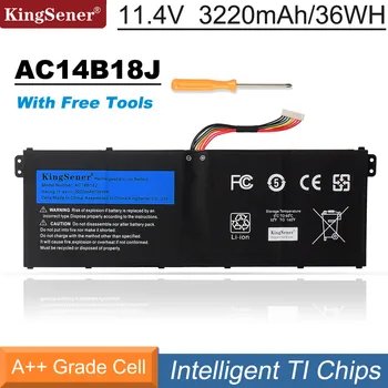 KingSener AC14B18J AC14B13J Nešiojamas Baterija Acer Aspire E3-111 E3-112 E3-112M ES1-531 MS2394 B115-MP EX2519 N15Q3 N15W4 11.4 V