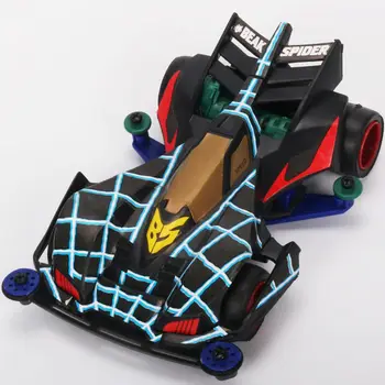 MINI 4WD snapas voras surinkti elektros modelio automobilių Raider vežimėliai Rinkiniai 4WD Automobilių Lenktynių Švietimo Žaislai, Dovanos Vaikams
