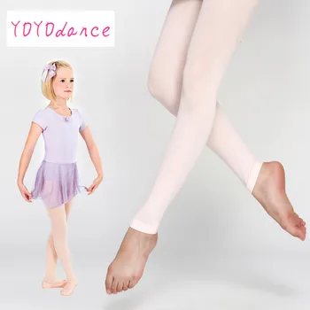 Didmeninė Lankstus, Plataus Diržo Mergaičių Baleto Šokių Triko Suaugusiųjų Footless Pėdkelnės Šokių Drabužiai Vaikas Baleto Socking Kostiumas Vaikams