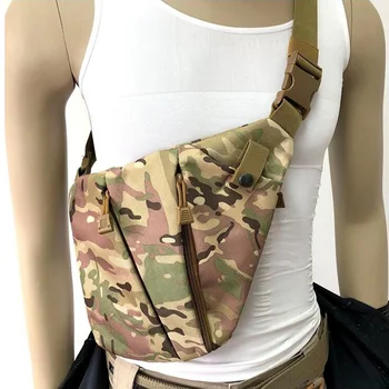 Taktinis dėklas, multi-function paslėptas pistoletas maišelį, medžioklės dėklas, vyriški kairės ir dešinės peties maišas, krūtinės krepšys