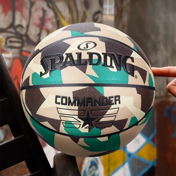 Spalding Krepšinio Commrnder sujungimas Komandos Serijos PU Dėvėti, Atsparus Tendencija Patalpų Lauko Rungtynės Krepšinio Kamuolys Dydis 7