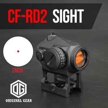 NAUJAS 2023Ver. Optika CF-RD2 Red Dot Akyse Gen II - 2 ŽŪM Dot CF-RD2 Su mažesnės 1/3 bendro liudytojas kalno