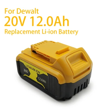 Naujas 20V 6Ah 8Ah 12Ah Li-ion Baterija Dewalt elektriniai Įrankiai DCB200 DCB205 DCB201 DCB203 Pakeitimo Įkraunama Ličio Baterija