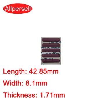 Nešiojamas gumos padas HP 14-CE TPN-Q207 apačioje lukšto gumos pėdos padas mažesnis padengti kilimėlis 42.85 mm