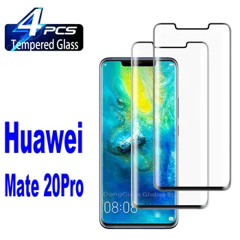 2/4Pcs Grūdintas Stiklas Huawei Mate 20 Pro Mate 30 Mate 50 40 Pro Mate RS 40E Screen Protector, Stiklo Plėvelė