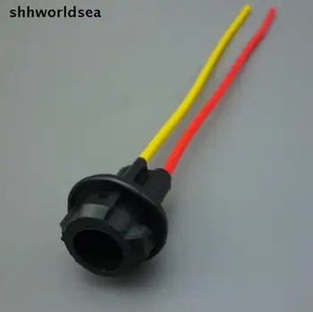 Shhworldsea 300Pcs tinka lemputė 5w T10 lemputės laikiklį T10 lizdas plastiko aukštos kokybės T10 lemputės lizdas, jungtis kištukas