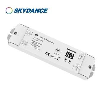 Skydance DT AC Simistorių DALI LED Dimmer, 110V, 220V, 230V AC 1 Kanalo 1.5 150-360W Skaitmeninis Ekranas LED Lempos Šviesos Halogeniniai Žibintai
