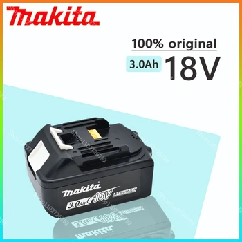 18V 3.0 Ah Originalus Makita 3000mAh BL1830 BL1815 BL1860 BL1840 194205-3 Li-IonBattery Keičiamų Įrankio Baterija