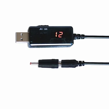 KWS-912V USB DC5.5/3.5 mm optinis maršrutizatorius katė stiprintuvas kabelis 5V stiprintuvas kabelį 9V12V įkrovimo kabelis
