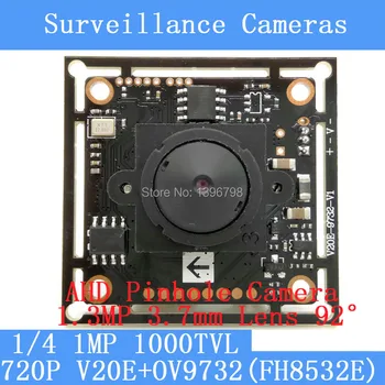 1MP HAINAUT 4in1 mini pinhole kamera, VAIZDO 720P mini naktinio matymo kamera modulis 1/4