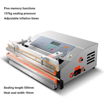 Automatinis Maisto Vakuuminio Sandarinimo Gruntas Mašina Komercinės Pneumatinės Išorės, Vakuuminio Pakavimo Pakuotojas Konservavimo Mašina